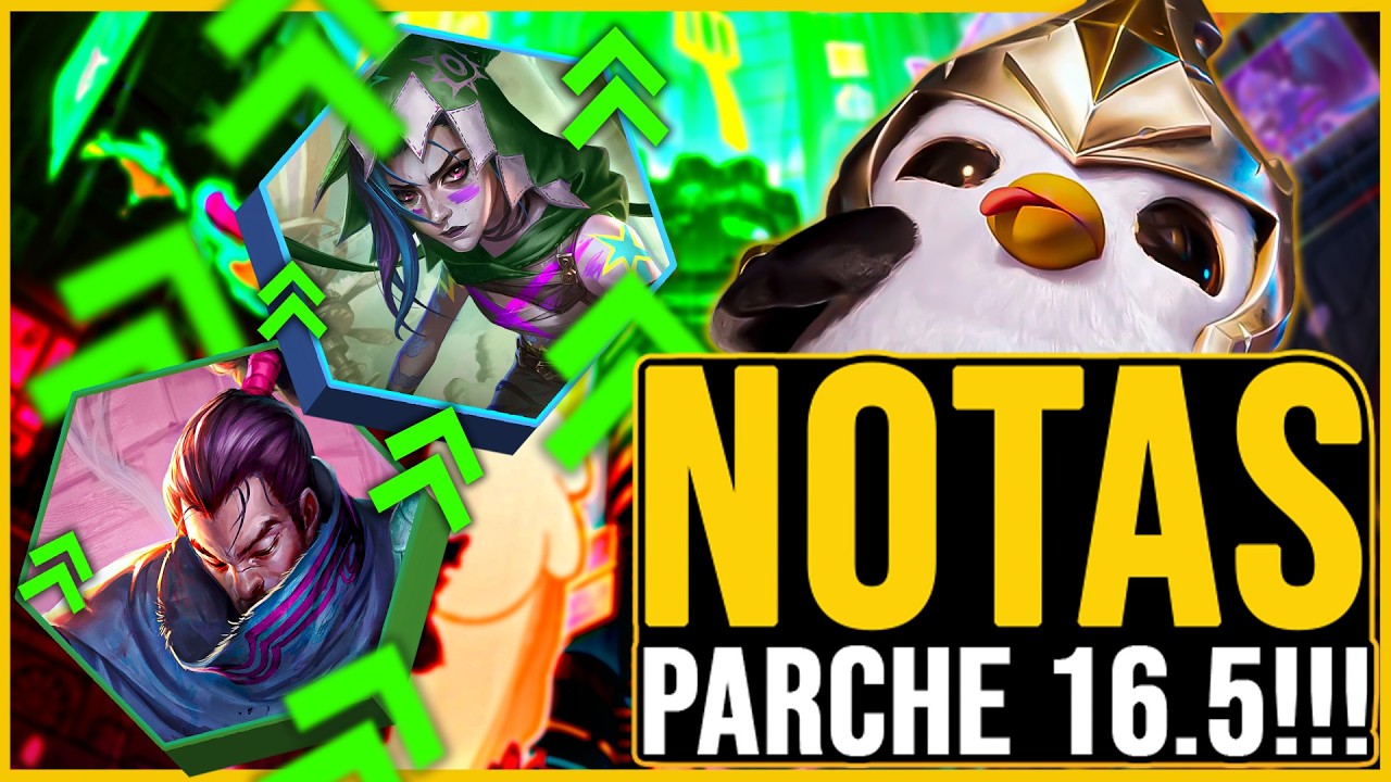 🔴BUFFS A TODO!! Notas de Parche 16.3B en TFT Set 16!!