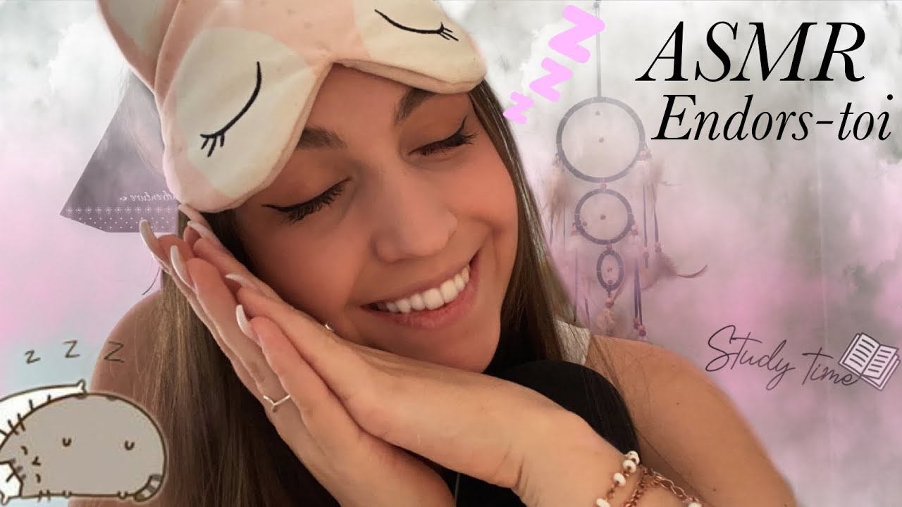 ASMR - Je te relaxe pour tes exams/pour la rentrée✨ (chasse ton stress en t’endormant)💤