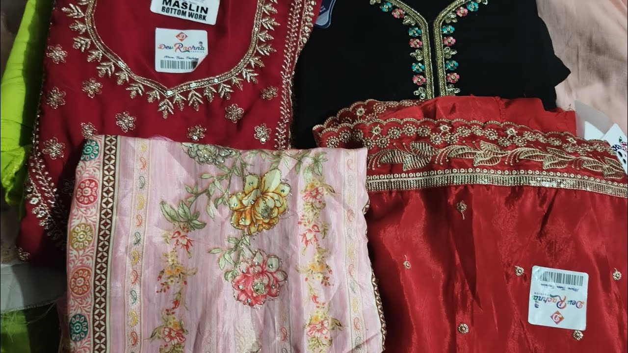 600/- m suito ki sale 💥✨ Ladies latest designer suits 💥 unstitched suits ♥️😍