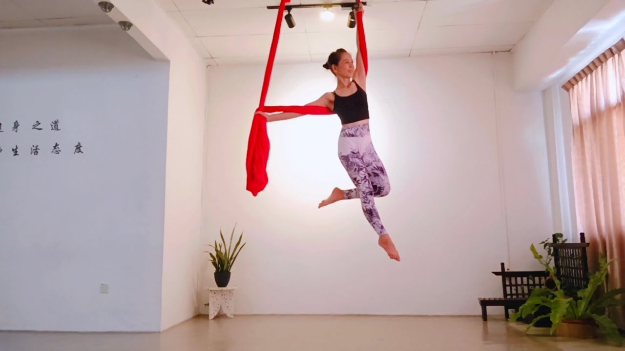 Aerial yoga aerial dance 空中瑜伽 空瑜花式流    空中~漫~游