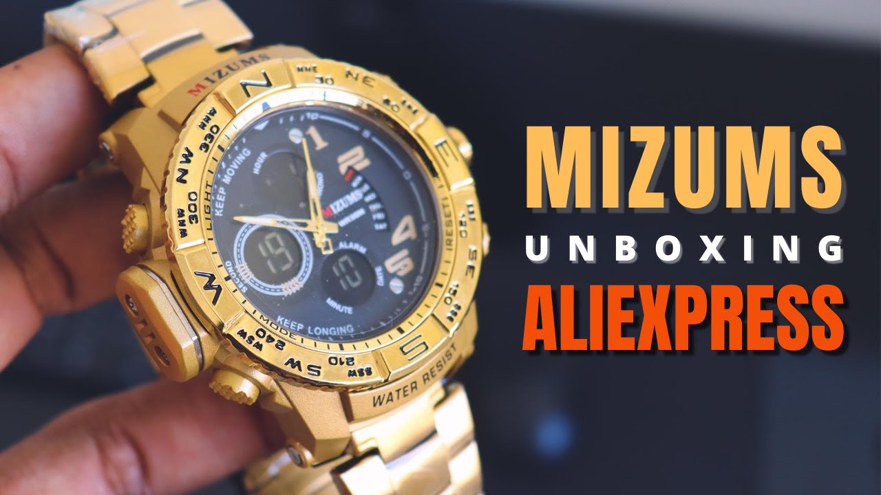Relógio MONSTRO! Muito BARATO! Direto da China! Mizums Aliexpress Unboxing