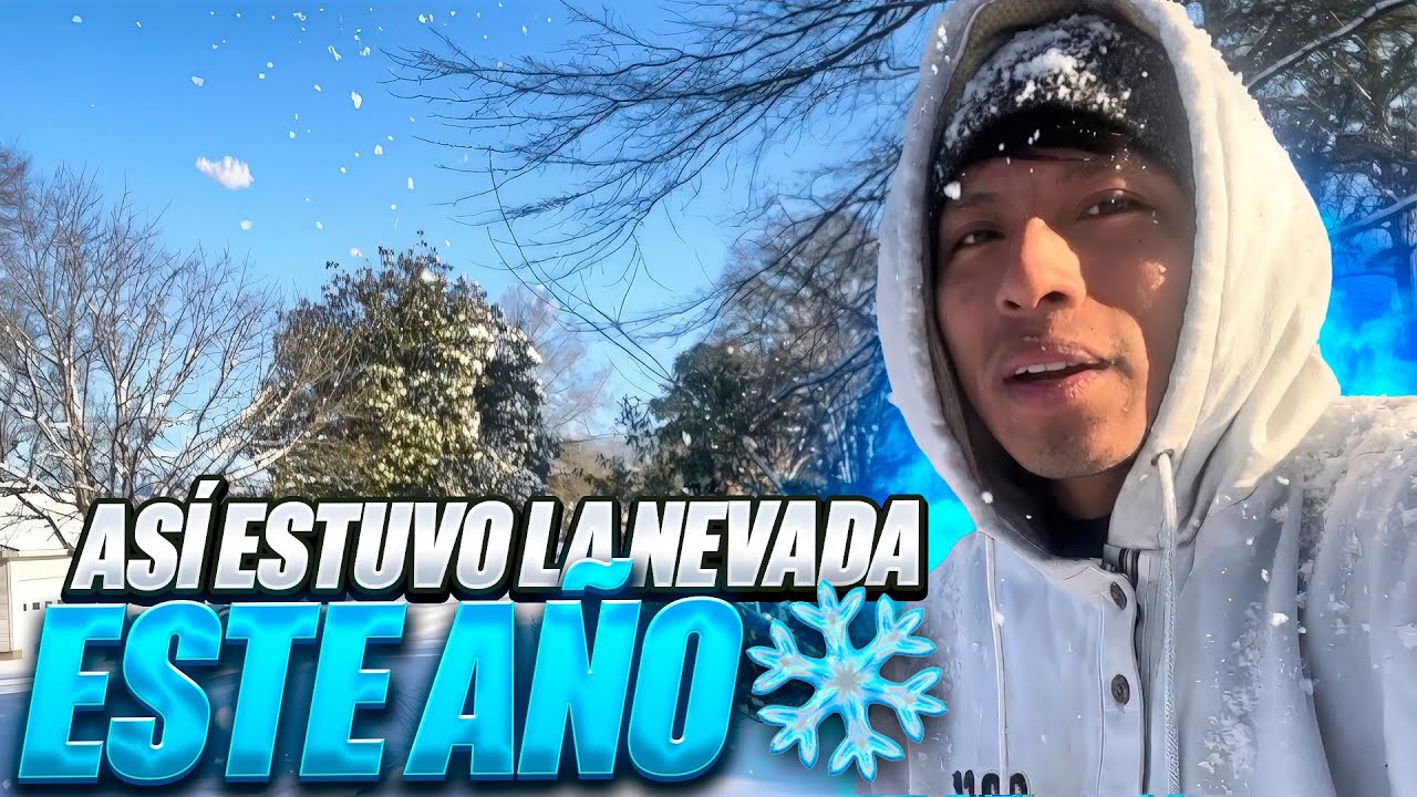 Así se vivió la nevada esta temporada en norte Carolina 