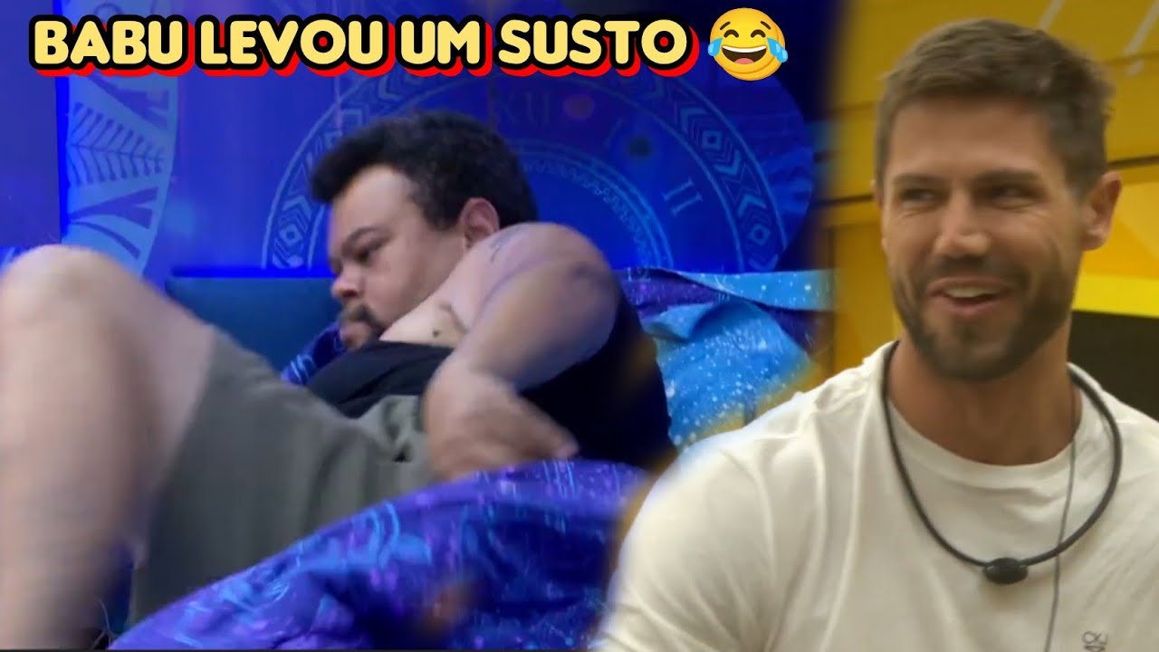 Babu pula da cama após Jonas tocar despertador da casa 🔥