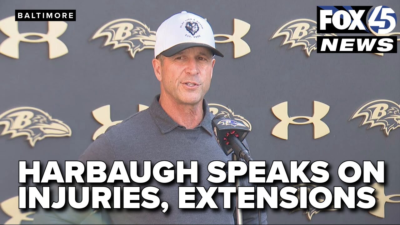 John Harbaugh provides updates on Ravens injuries, Kyle Hamilton's contract extension