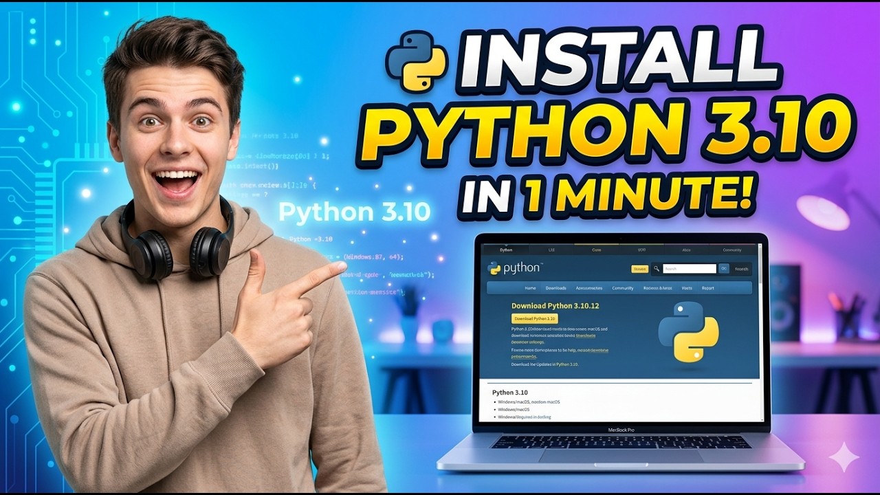 Как скачать и установить любую версию Python (3.10, 3.11, 3.12) шаг за шагом