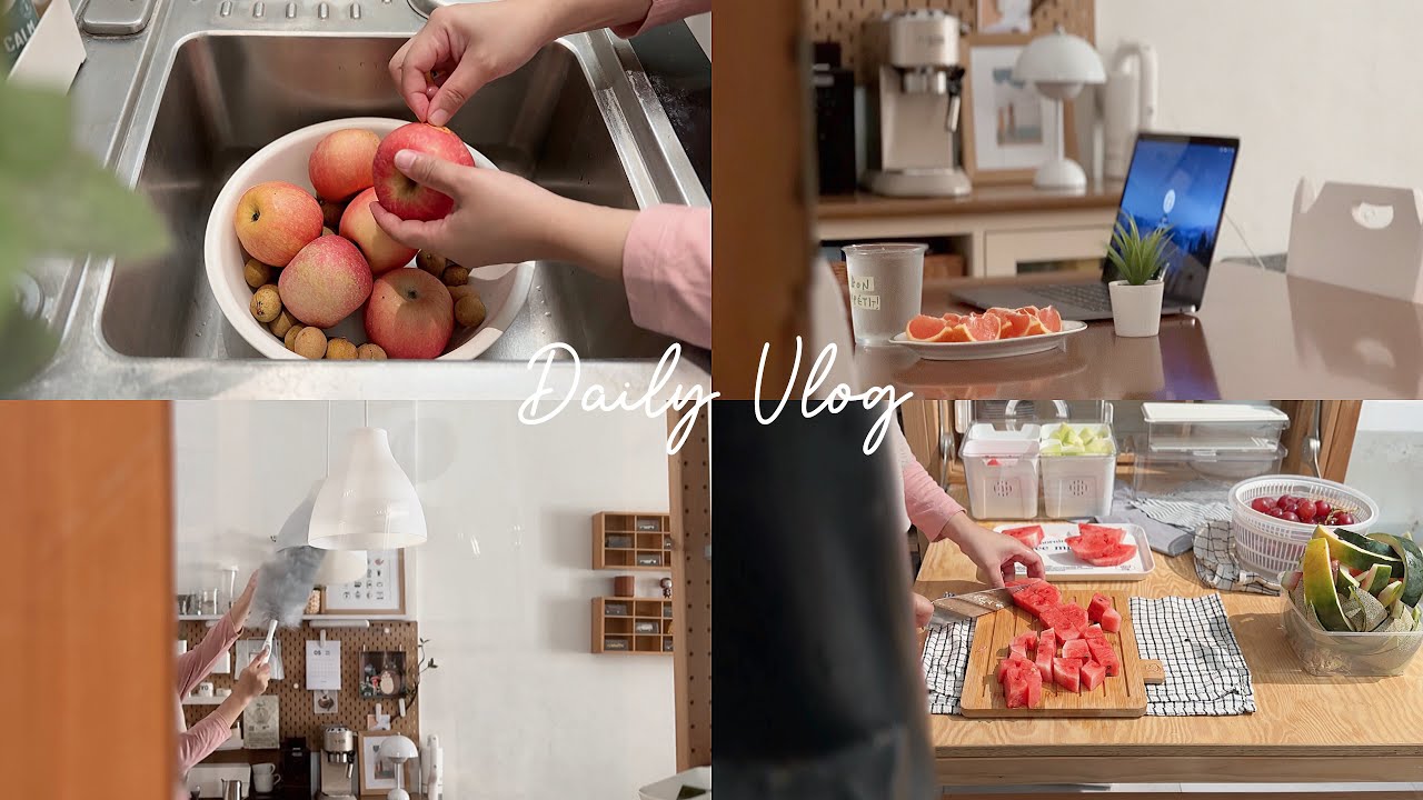 Meal Prep Fruit For A Week - Restock Buah-Buahan || Bersih-Bersih Rumah Harian - Family Time