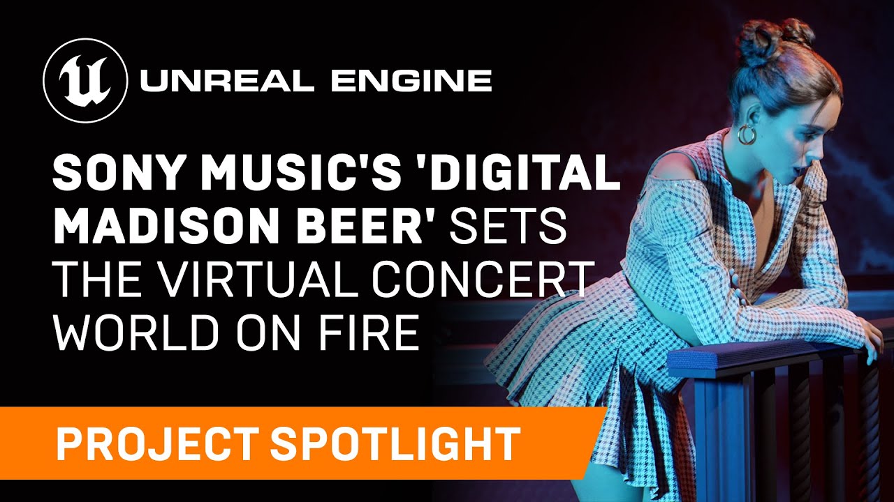 Sony Music's 'digital Madison Beer' sets the virtual concert world on fire | Unreal Engine
