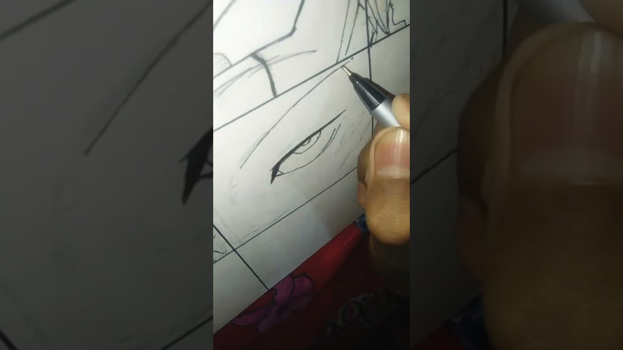 Sukuna Eye Drawing | Jujutsu Kaisen | #shorts #anime #megumi #sukuna #jujutsukaisen  #art #eye