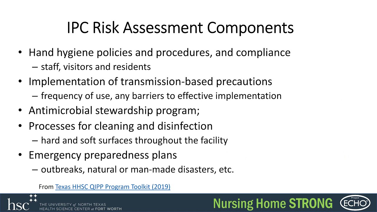 Developing an Infection Prevention and Control Program and Plan - 10/20/2021
