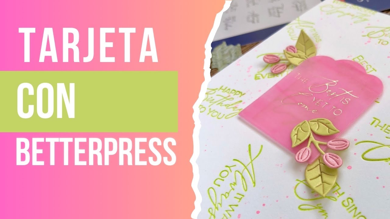 Spellbinders Timeless Collection Betterpress Card - Tarjeta con Betterpress