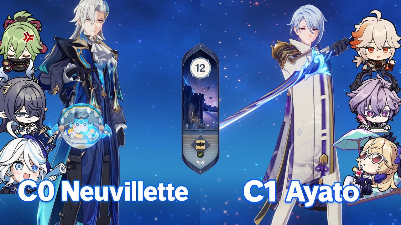 C0 Neuvillette & C1 Ayato | Spyral Abyss 6.3 | Genshin Impact!
