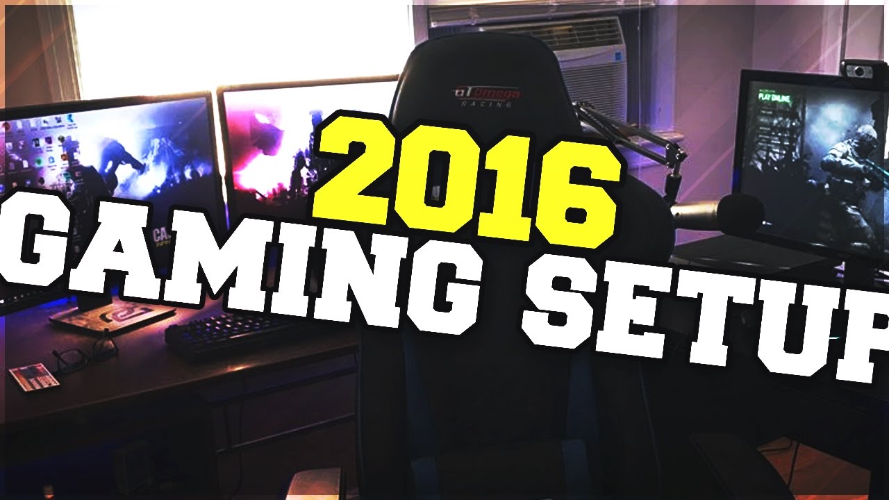 ULTIMATE 2016 GAMING SETUP/ROOM TOUR!