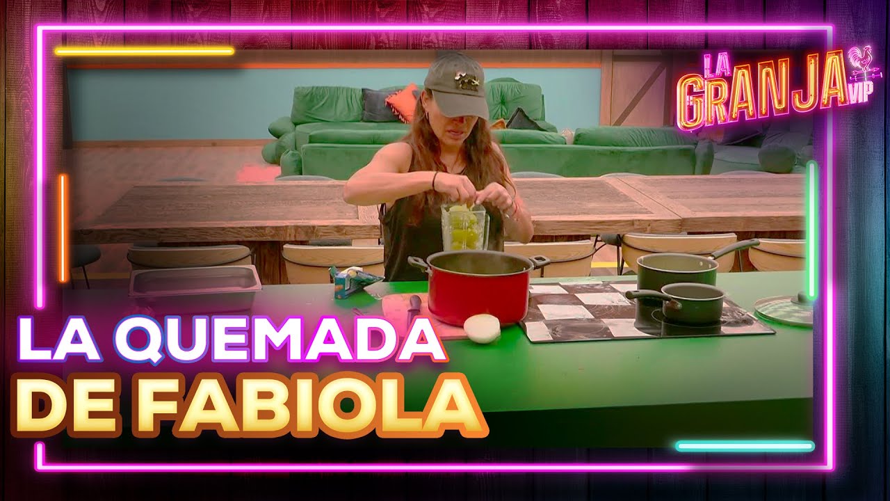 ¡Fabiola sufrió tremenda quemada mientras preparaba la cocina!