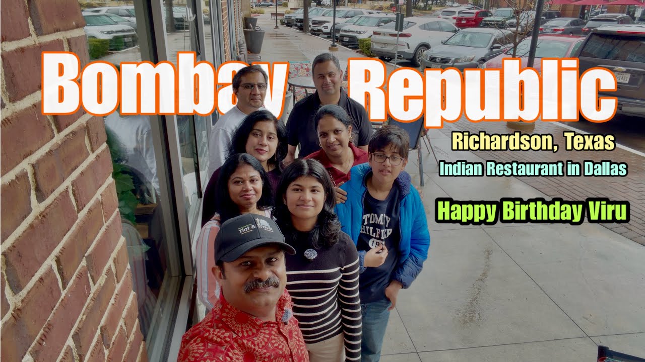 Heavy Rainy Day | Viru’s Birthday Lunch at Bombay Republic Richardson | Indian Restaurant in Dallas