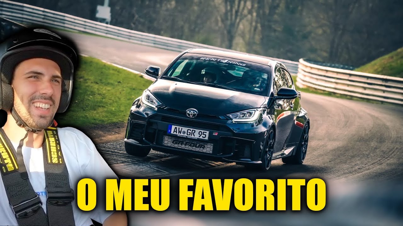 Novo YARIS GR completamente MODIFICADO em Nurburgring | André Garage