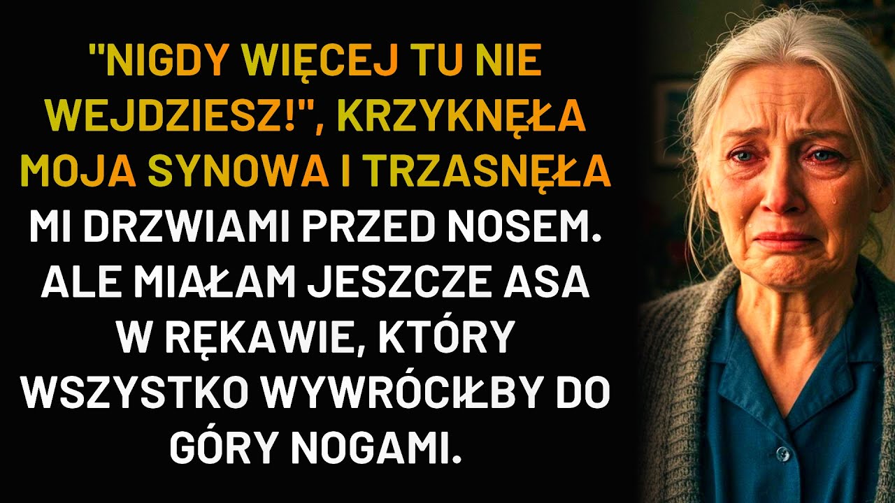Po latach opieki nad wnukami, synowa krzyknęła: 'Nigdy więcej nie wejdziesz tutaj'…