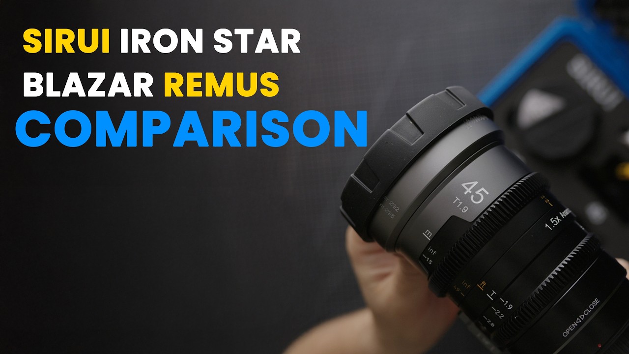 SIRUI IRONSTAR VS BLAZAR REMUS 1.5X ANAMORPHIC LENS COMPARISON