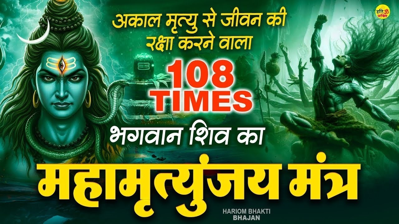 Mahamrityunjay Mantra 108 TIMES - आज महामृत्युंजय मंत्र सुनने से अकाल मृत्यु से हमारी रक्षा होती है