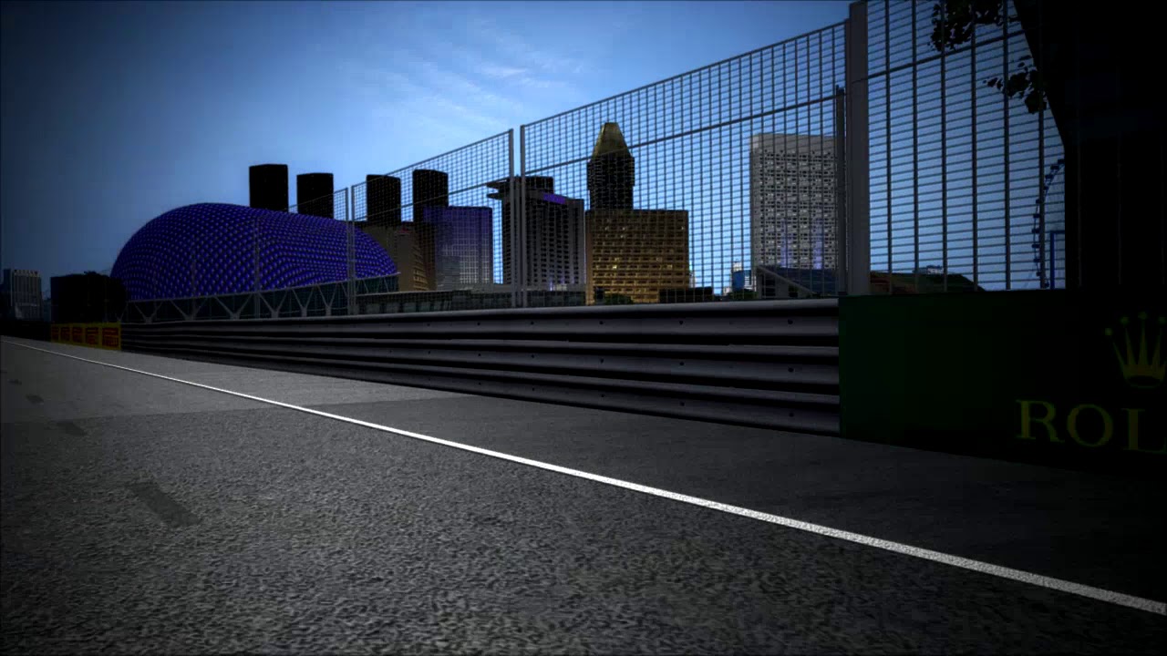 rFactor 2019 Singapore Marina Bay Track Updated ✅