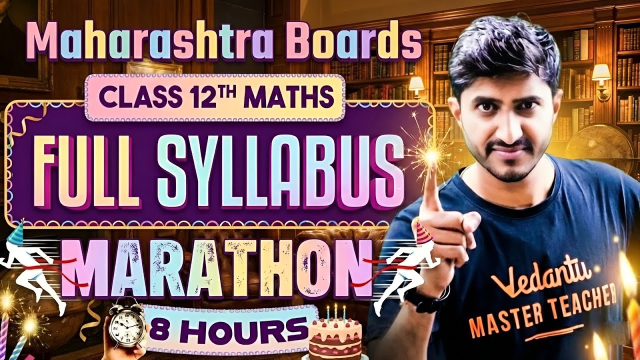 Birthday Gift for Students: Full Syllabus in 8 Hours! 🎁 Don't Miss (Part 2) | Govind Sir #hsc2026