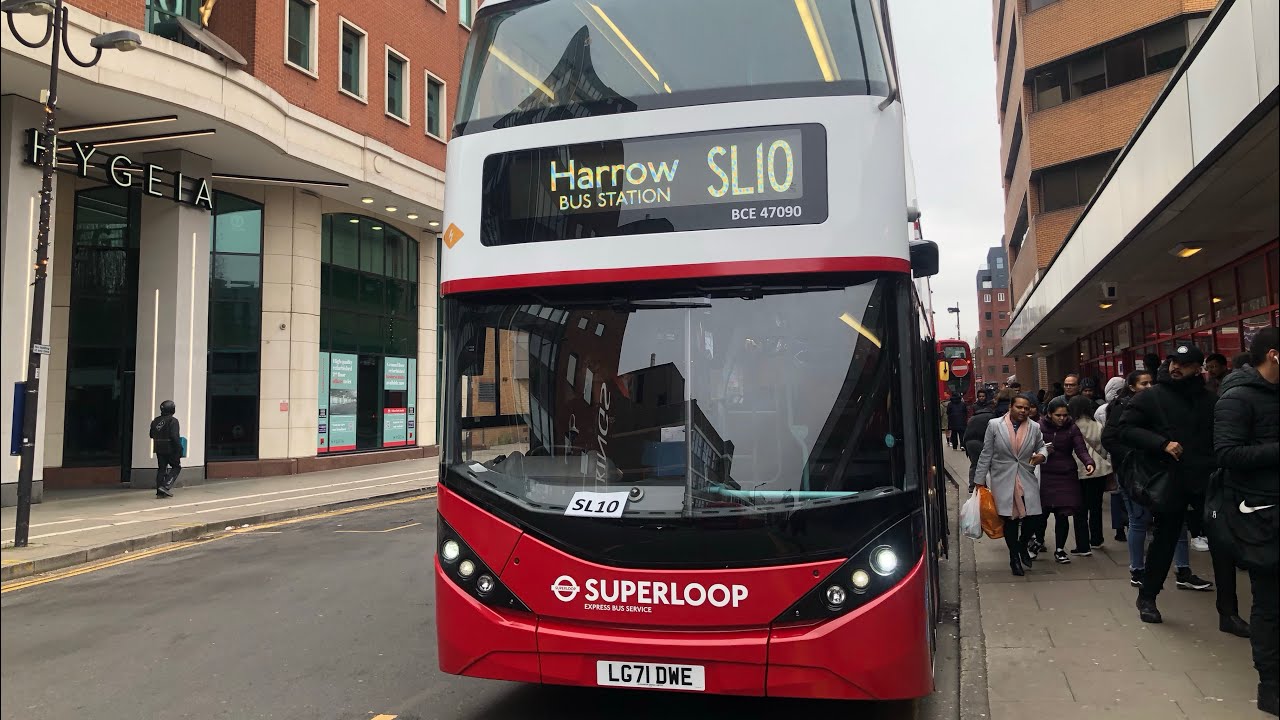 FRV | RATP Dev Transit London Route SL10 - North Finchley to Harrow, Bus Stn - (BCE 47090, LG71 DWE)