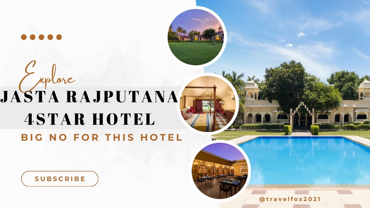 Justa Rajputana Hotel and Resort // Honest Review //Big NO for this Hotel