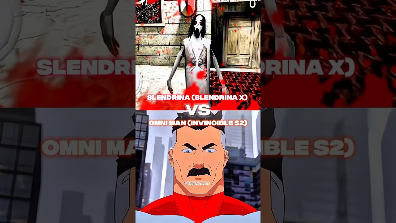 Slendrina vs Omni Man #shorts #slendrinax #theinvincible