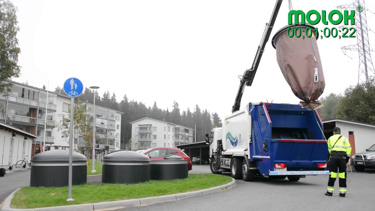 Tømming av Molok avfallsbrønner