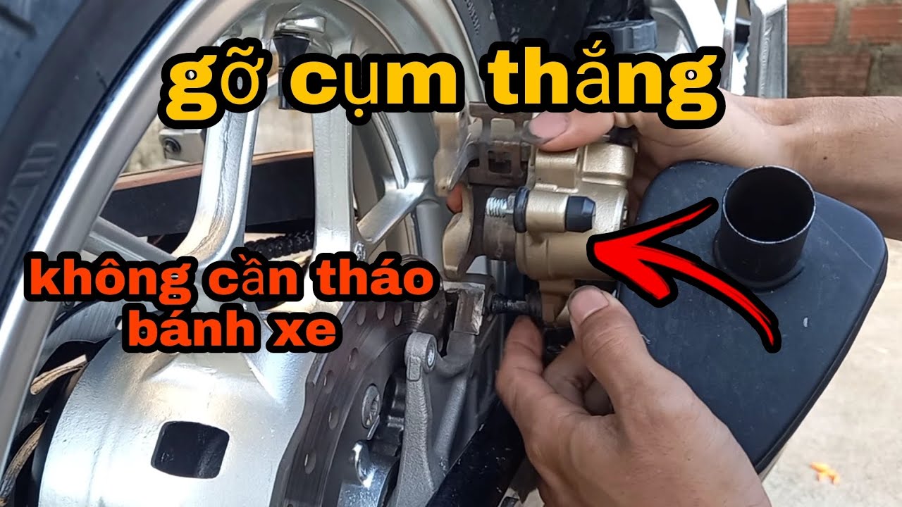 Cách lấy cụm Thắng sau WinnerX không cần tháo bánh xe