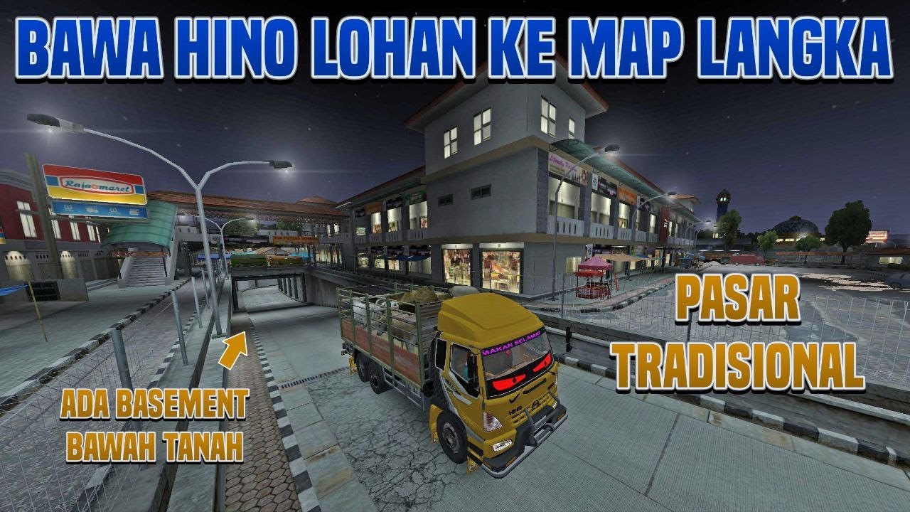 SPESIAL!! Bawa Truk Hino Lohan 500 ke Pasar Tradisional yang Langka di TRUCKSID!!