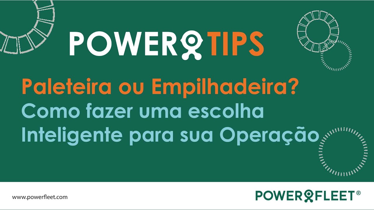 POWER TIPS | Paleteira ou Empilhadeira? Como fazer uma escolha Inteligente para sua Operação?