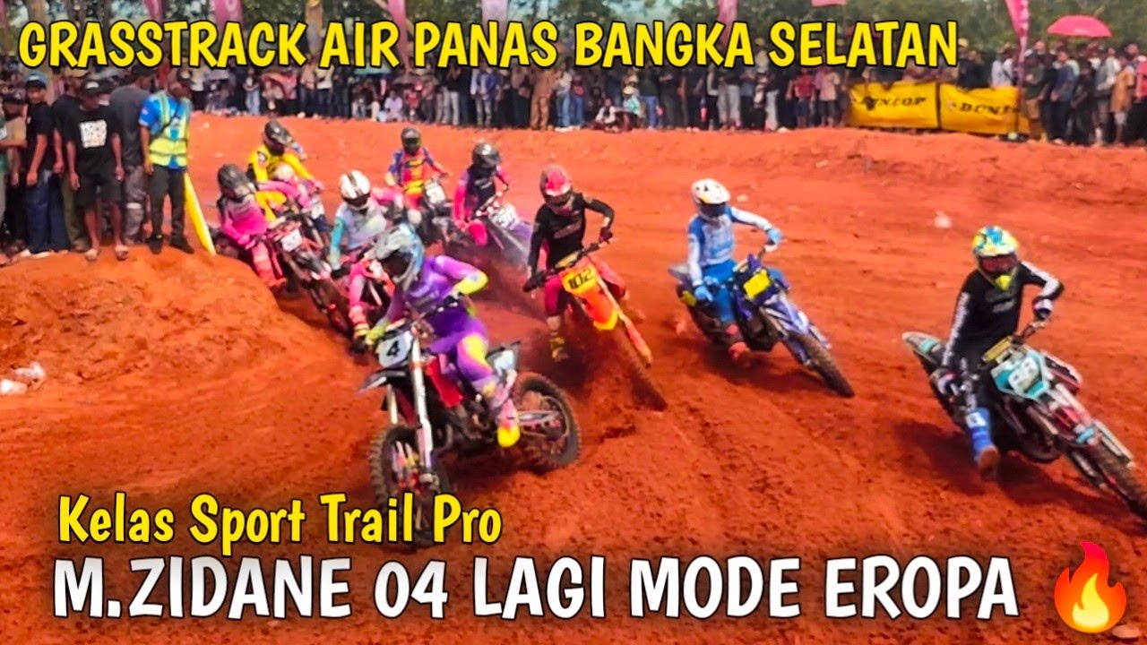 Aldo 201 jatuh M. Zidane 04 Jauh Meninggalkan Pesaingnya || Grasstrack Air Panas Bangka Selatan
