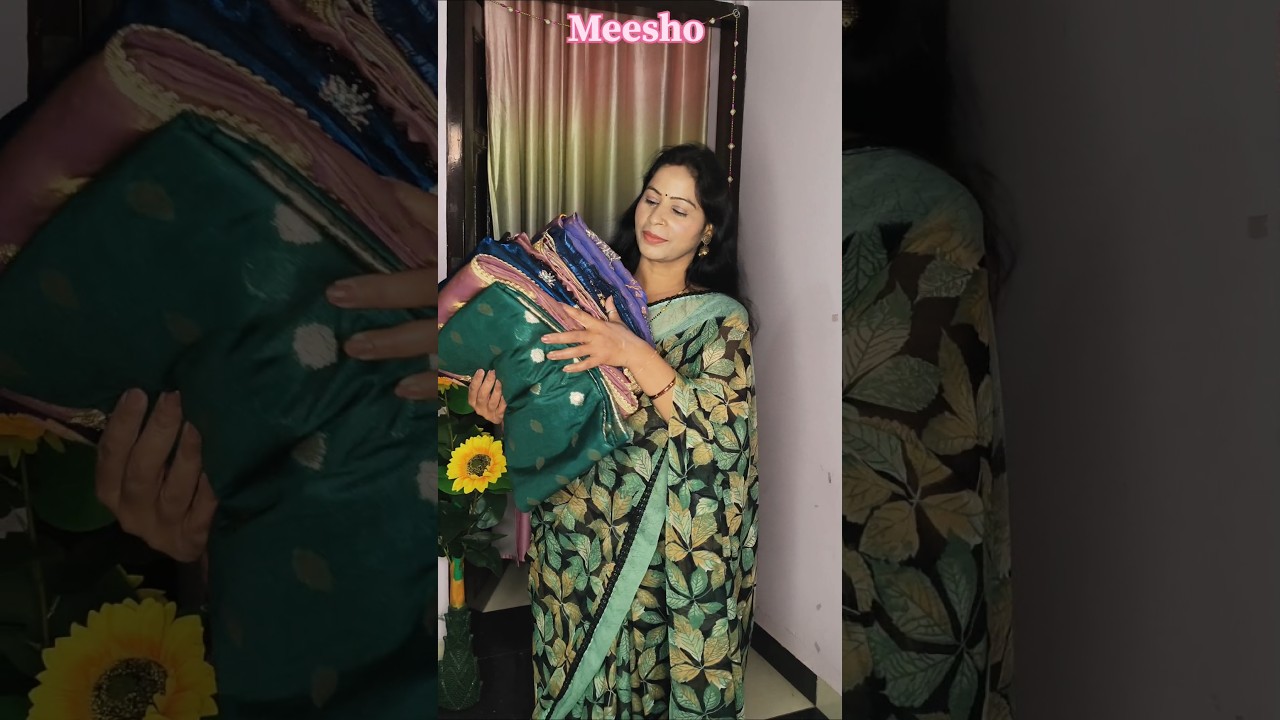 Meesho Saree Haul 645/Rs Tissue/Jimmy Choo /Georgette/Banarsi Silk /Meesho Partywear Saree #meesho🔥