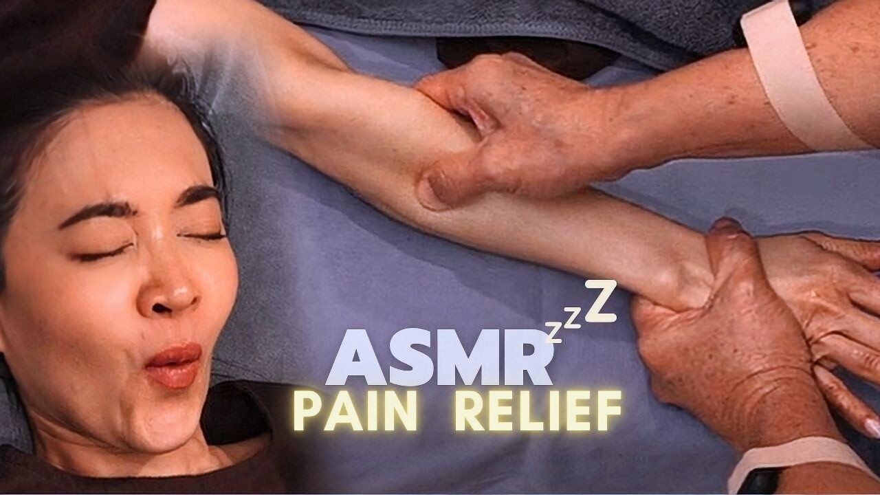 PAIN RELIEF with Thai deep tissue massage & stretching🌿1 Hour ASMR for Sleep