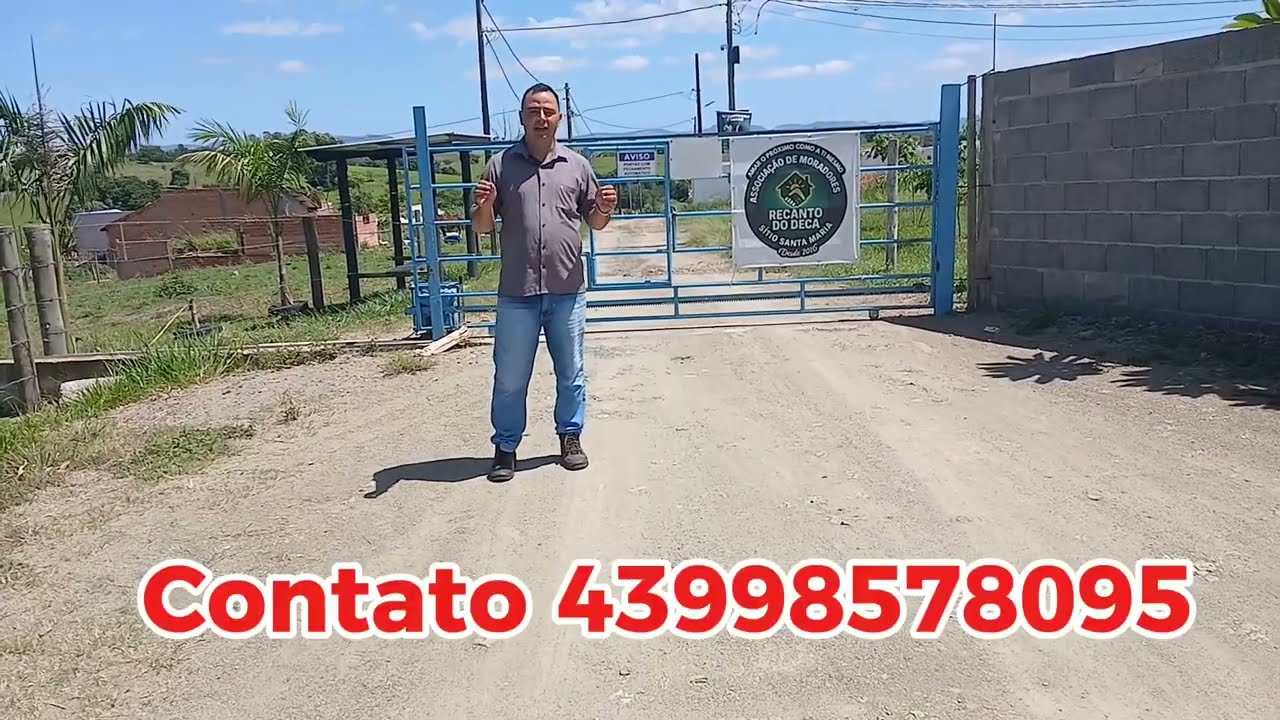 Chácara a venda no Recanto do Deca em Carlópolis Pr, Valor 200 mil reais