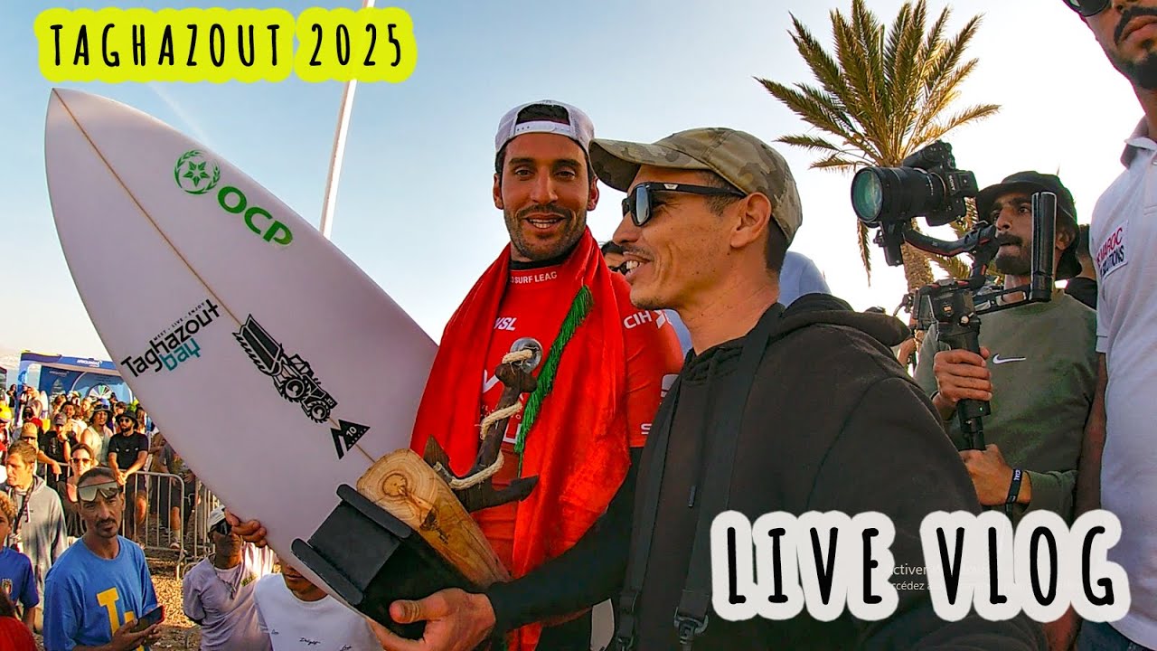 RAMZI BOUKHIAM / LIVE FINAL ROUND / WSL QS 2025 TAGHAZOUT BAY PRO / BY WAVE FRIENDS.