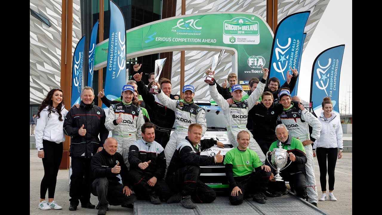 &Scaron;KODA Motorsport FIA ERC Rally Ireland 1-2 Victory 2014