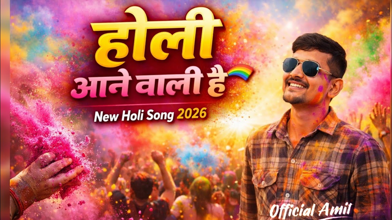 Holi Aane Wali Hai 2026 | New Holi Song 2026 | Hindi Festival Song | Official Amit