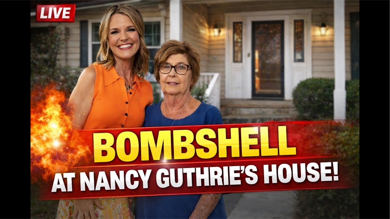 Police and media storm outside of Nancy Guthrie’s house live