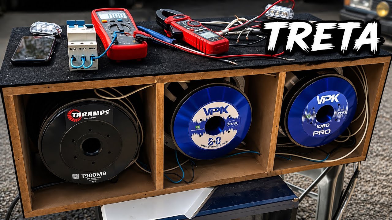 TESTE MEDIO 10 TARAMPS T900 vs VPK PRO vs VPK NORMAL