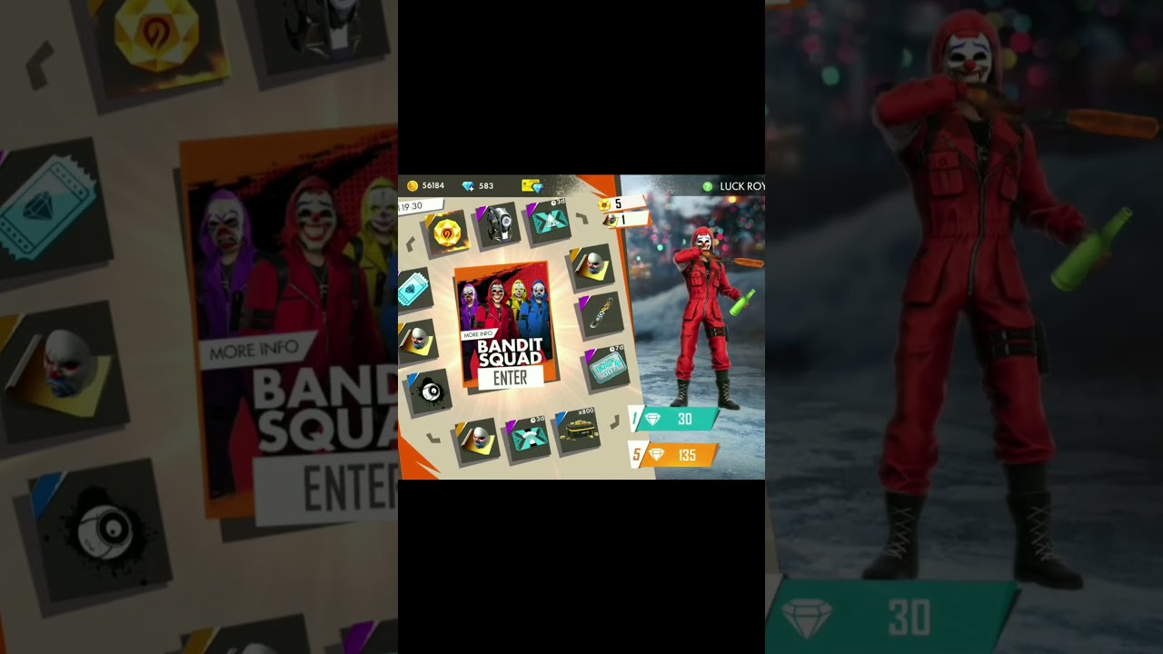 Red Criminal Bundle Unboxing | Red Criminal Bundle In Free Fire | Unboxing Top Criminal Bundle in ff