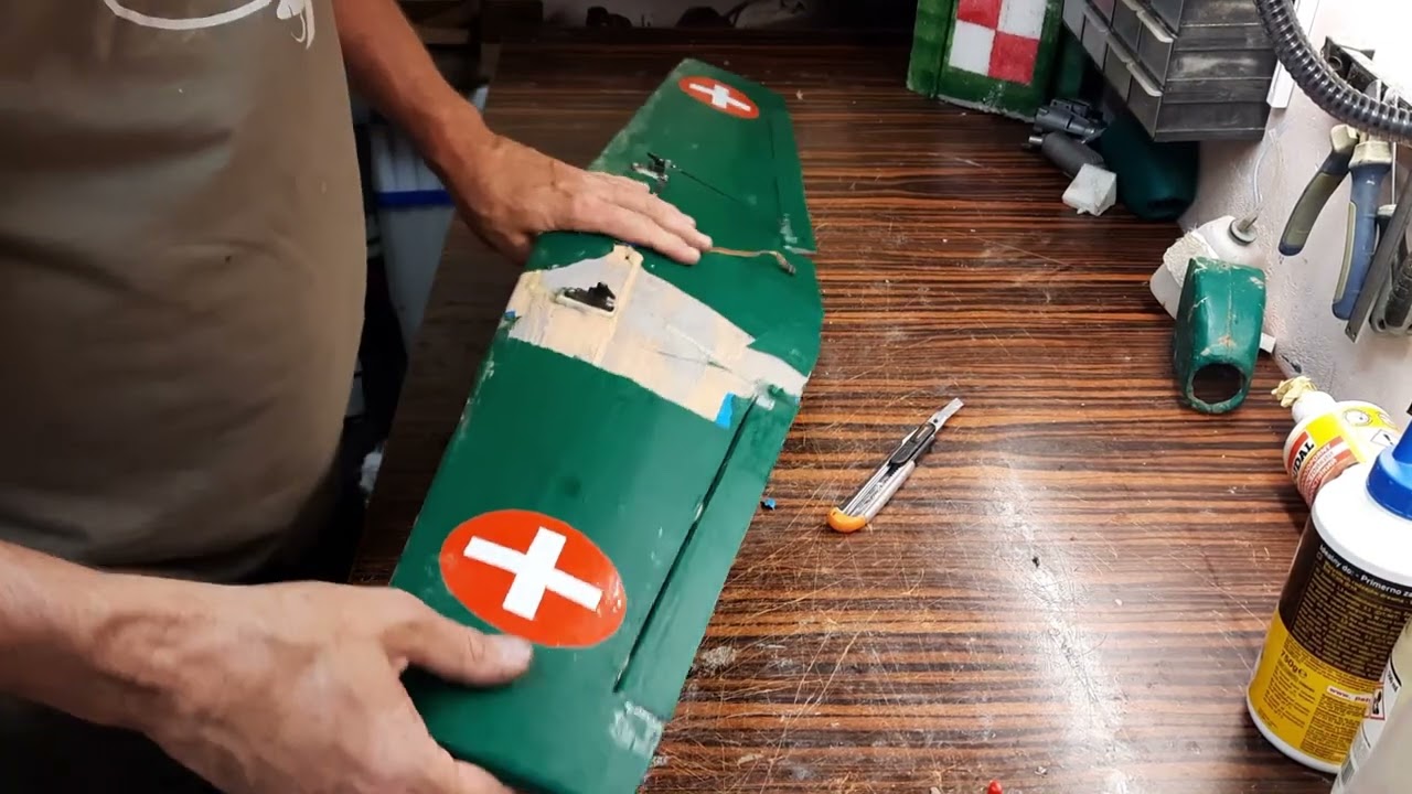 naprawy skrzydeł modeli aircombat - poradnik modelarza - odcinek 34