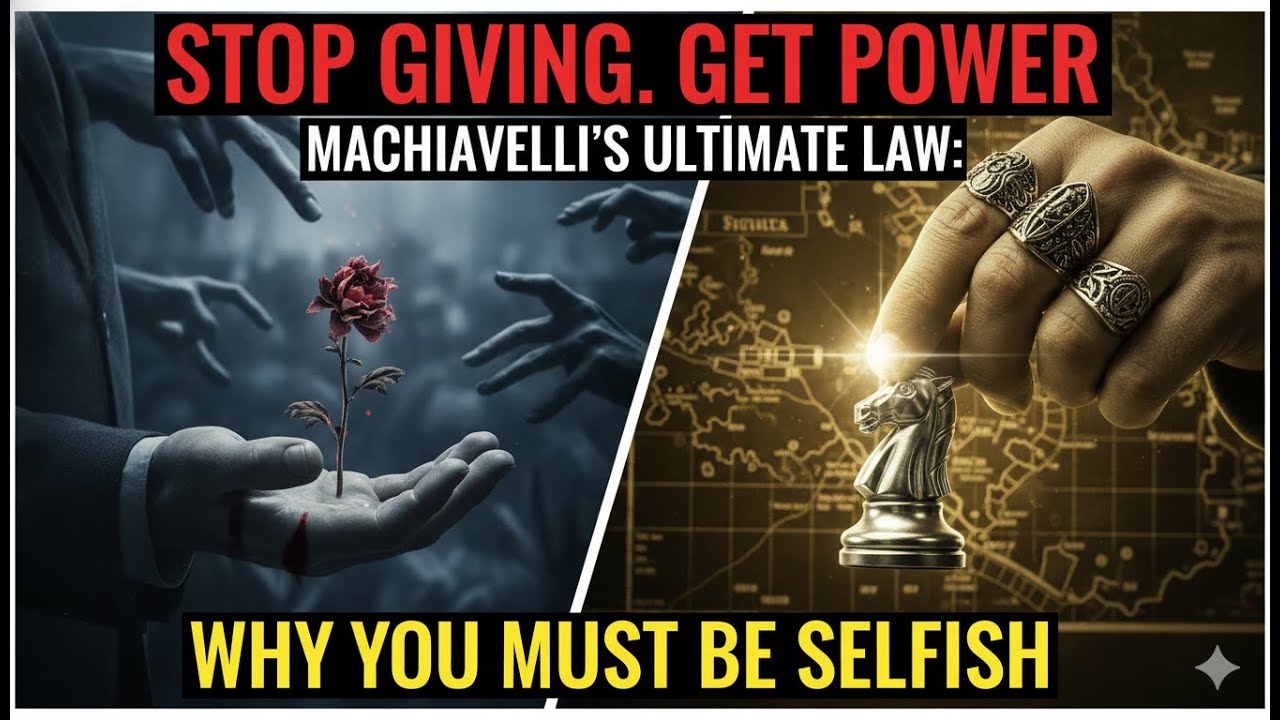 Stop Being a Martyr: Why You MUST Be Selfish (Machiavelli) || Truth Lens Stories