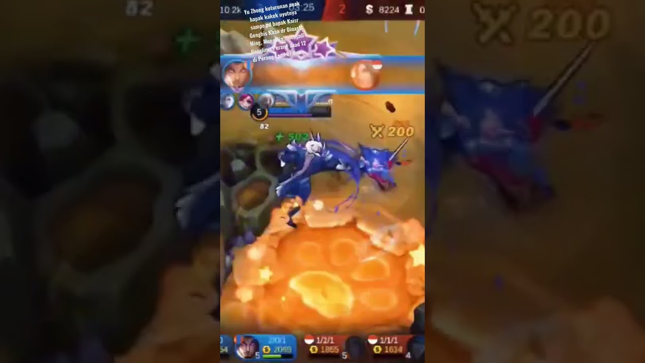 Tiemuzhen Khan #mlbbindonesia #mobilelegendsindonesia #fightermlbb #YuZhong #LandOfDawn #Maniac