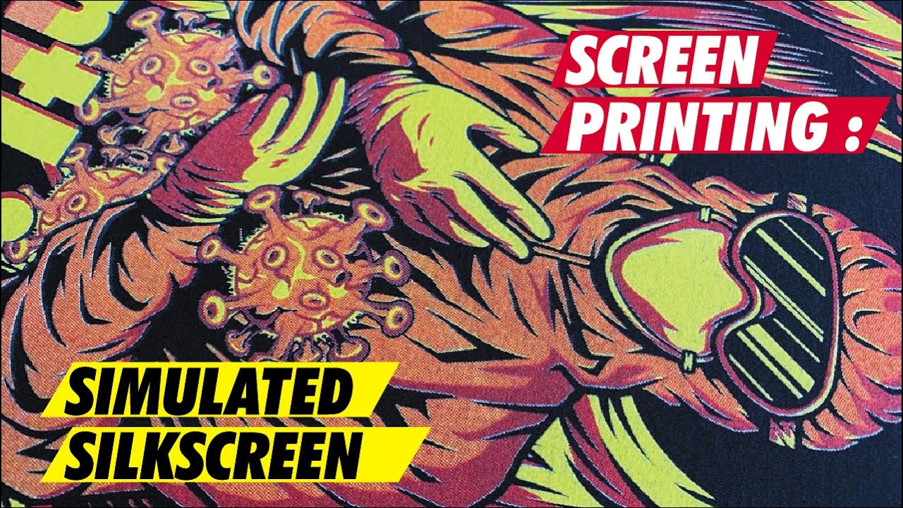 SCREEN PRINTING. SIMULATED PROCESS 3 COLORS. COVID-19 THE WAR IS NOT OVER. SALUTE THEM 4 THE FIGHT.
