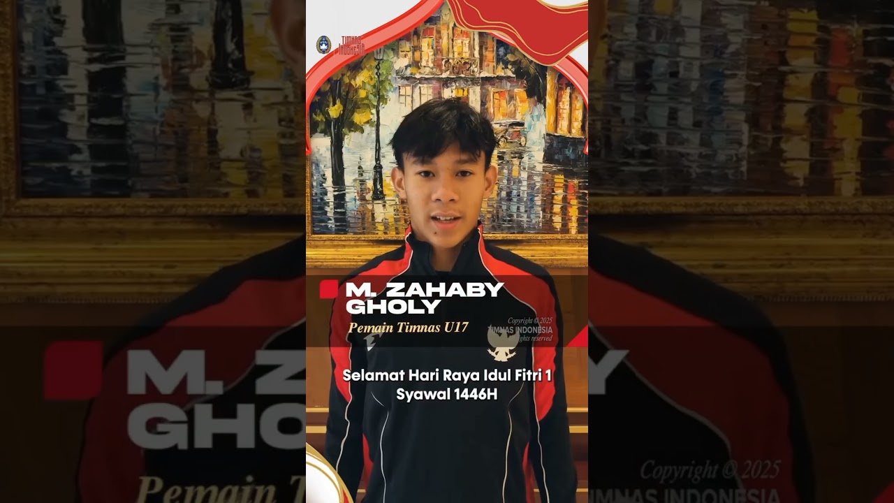pemain timnas ucapakan lebaran