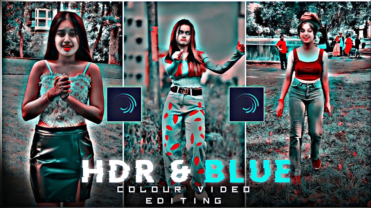 Alight Motion HDR & Blue Color Video Editing in Alight motion | HDR And Brown Effect | HDR CC Effect