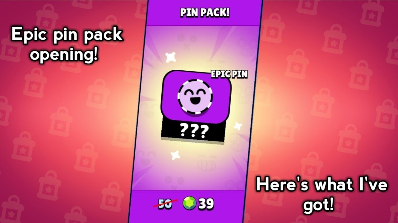 EPIC PIN PACK OPENING IN BRAWL STARS!! HERE'S IS WHAT I GOT!