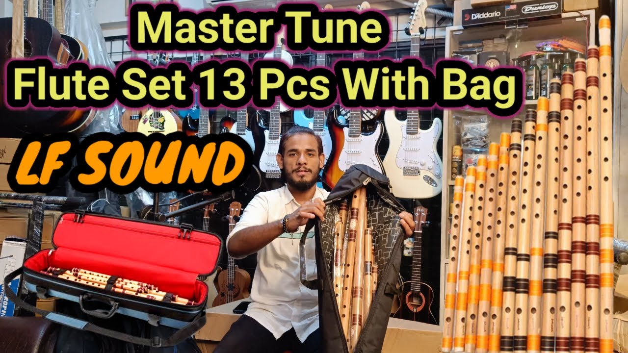 Master Tune Bamboo Flute Set Thirteen Pcs With Bag: Craftsmanship and Quality in Every Note