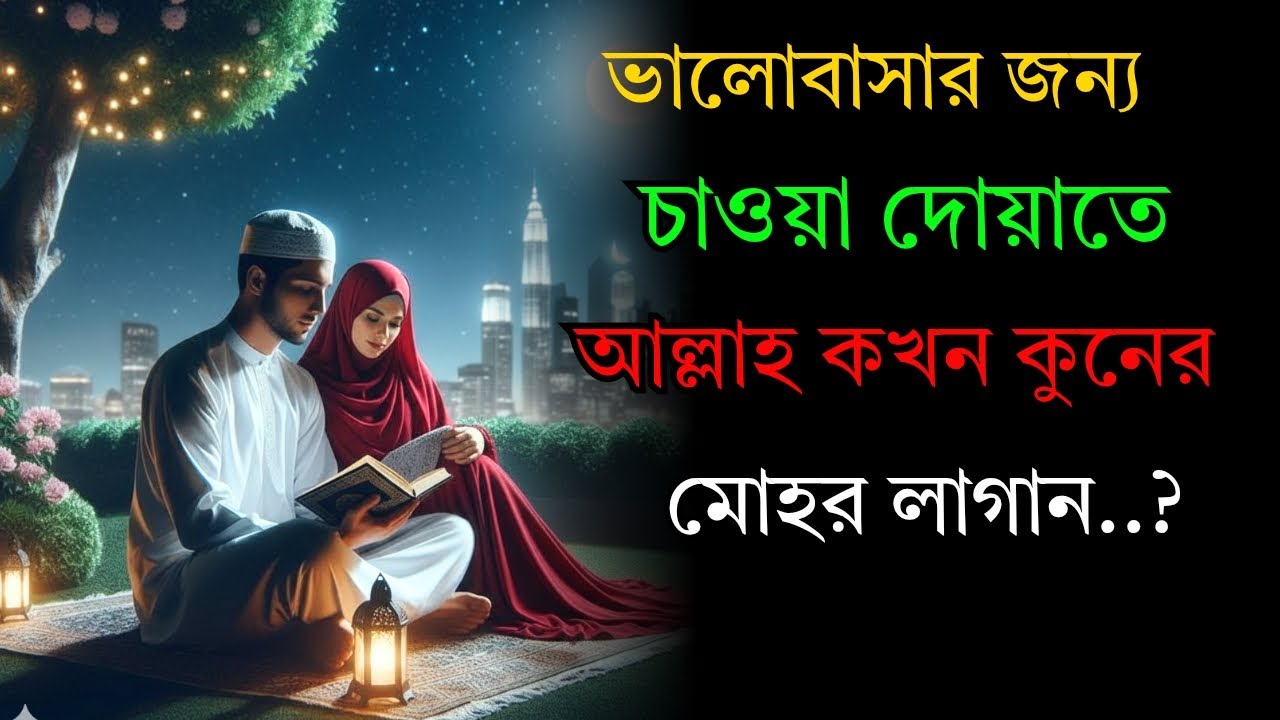 ভালোবাসার জন্য চাওয়া দোয়াতে আল্লাহ কখন কুনের মোহর লাগান...?